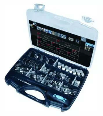 Coffret assortiment 77 colliers - W1 - acier galvanis