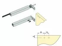 Traverse alu pour caisson sous evier  