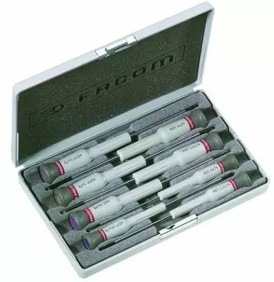 Coffret de 8 tournevis Micro-Tech -  fente - Phillips srie AEF.J3