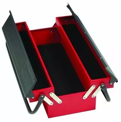 Bote  outils mtallique 1 tage - 3 compartiments
