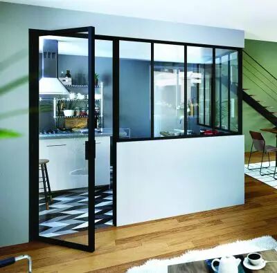 Profil dormant verrire battante - aluminium laqu