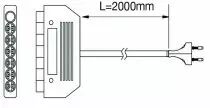 Spot Nube - blanc neutre - 220 V