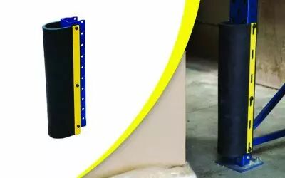 Protection de pied de rack Pargom jaune et noire