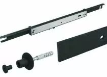 Set rail noir avec amortisseur