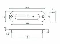 Profondeur 11,5 mm