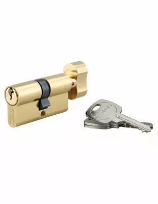 Cylindre  bouton HG - laiton poli