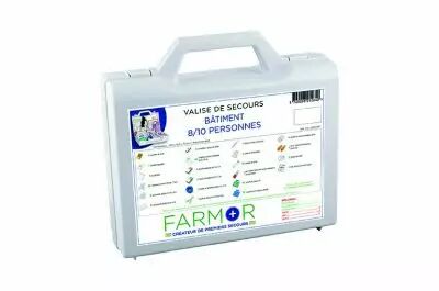 Coffret de secours du btiment 8/10 personnes