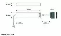 Réglette led à encastrer Malindi - blanc neutre