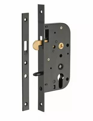 Serrure  larder  mentonnet de porte coulissante pour cylindre  profil europen