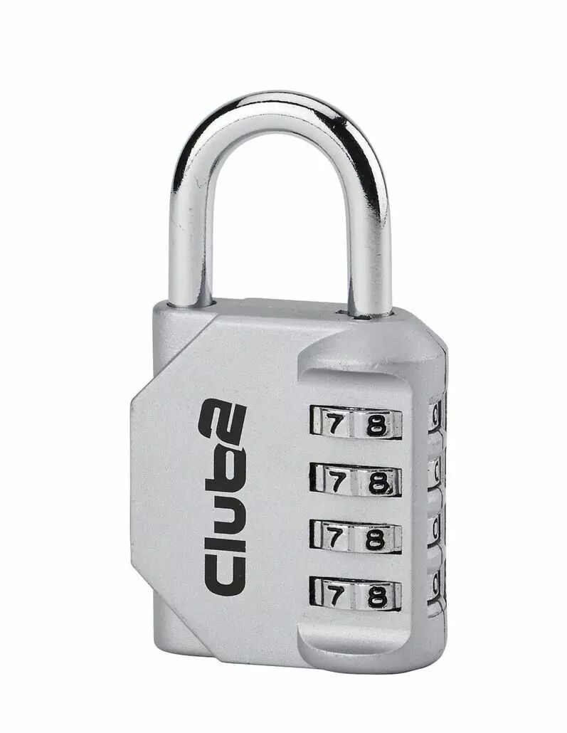 Cadenas à code corps aluminium couleur 145/30