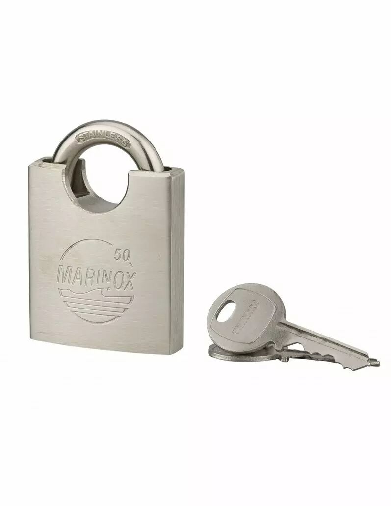 Cadenas á cle LINCE NAUTIC 55045 , marine, extérieur, inox, 45mm.