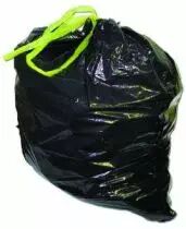 Sac poubelle avec lien coulissant
