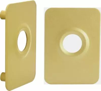 Contre-plaque pour verrou CITY 25-26, trou de  23 mm, bronze