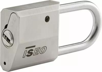 Cadenas  cls laiton massif nickel - srie Gera - Anse inox -  8 mm - passage 50 mm