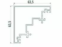 Profil verrière - aluminium laqué