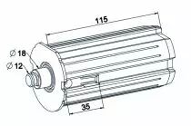 Embout escamotable ø 64 mm - ZF