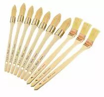 Lot de 10 brosses soies