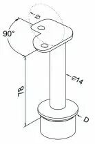 Gamme Design Production support de raccord pour tube à coller