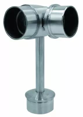 Raccord pour support main courante orientable -  42,4 mm