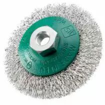 Brosse conique en fil ondulé