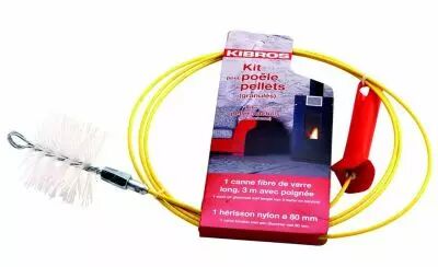 Kit de ramonage pour pole  pellet et granules
