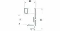 Profils coulissant P300-19 / P700