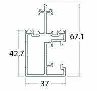 Cloison verrière V70