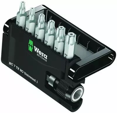 Slecteur d'embouts Bit Checks Wera embouts de vissage + porte-embout standard 1/4