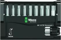 Sélecteur d'embouts Bit Checks® Wera embouts de vissage + porte-embout standard 1/4