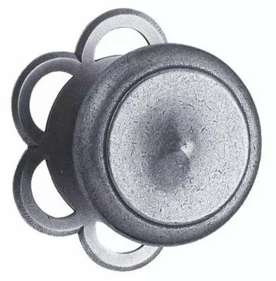 Bouton de porte  75 mm avec rosace fixe