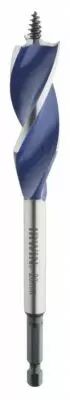 Mche  bois  hlice unique blue Groove 6x