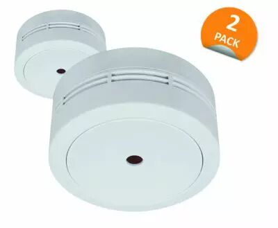 Dtecteur de fume compact - pack de 2