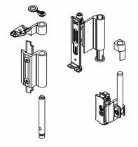 Kit paumelle OB FUTURA 3D