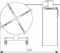 Tringle de liaison rouleau 200M 