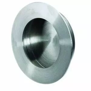 A encastrer - platine ronde acier inox - profondeur 12 mm