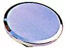 Bouton classique concave - laiton chrom