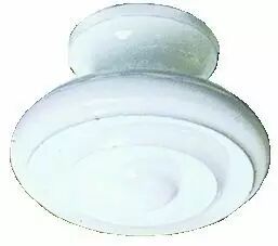 Bouton finition laiton / poxy blanc