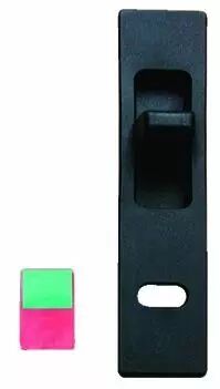 Bouton plastique noir pour fermeture 2339
