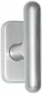 Bouton sur platine alu anodis argent
