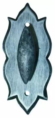Bouton sur platine fer patin