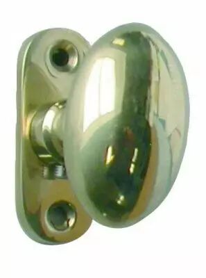 Bouton sur platine laiton poli