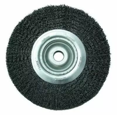 Brosse circulaire alsage  12 mm fil d\'acier 0,35 mm