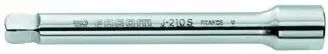 Cl  douille srie Junior 3/8 Facom rallonges J.210 et J.215