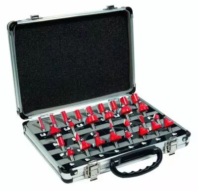 Coffret de 30 fraises carbure pour dfonceuse