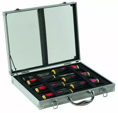 Coffret de 6 ciseaux manche tri-matire