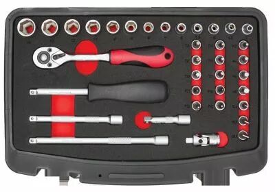 Coffret de douilles 1/4\  - 36 pices