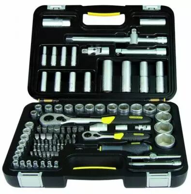 Coffret de douilles 1/4\  et 1/2\  - 97 pices
