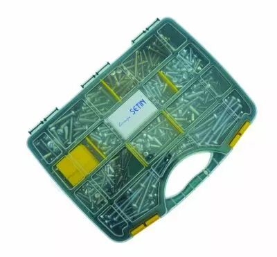 Coffret vis mtaux DIN 7985 - acier zingu blanc