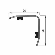 Corni&egrave;re m&eacute;tallique de protection d\'angle