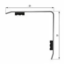 Corni&egrave;re m&eacute;tallique de protection d\'angle
